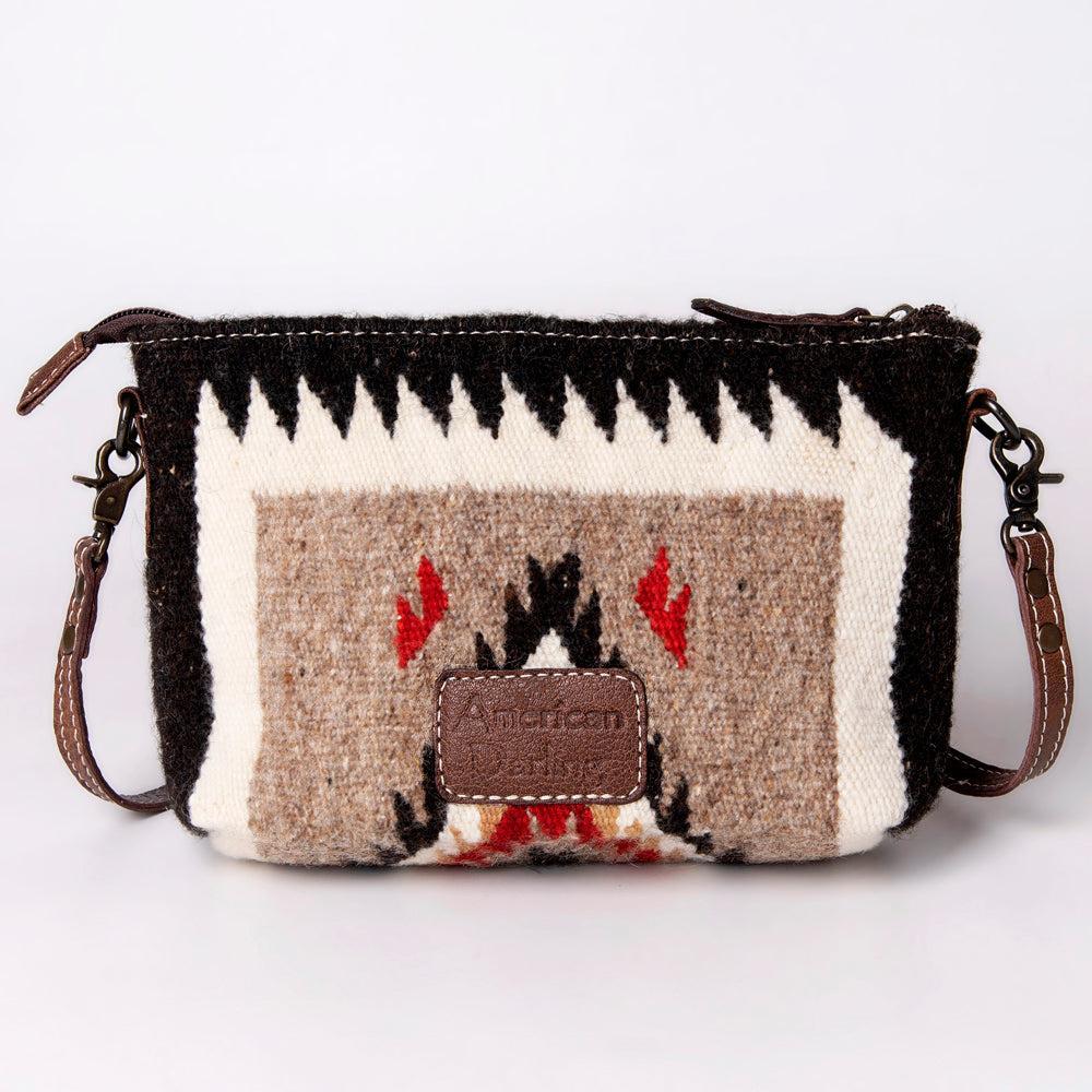 American Darling Crossbody Saddle Blanket Genuine Leather
