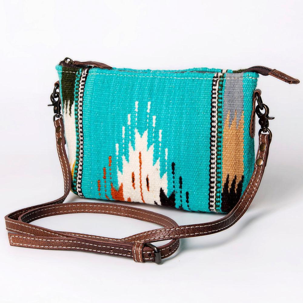 American Darling Crossbody Saddle Blanket Genuine Leather