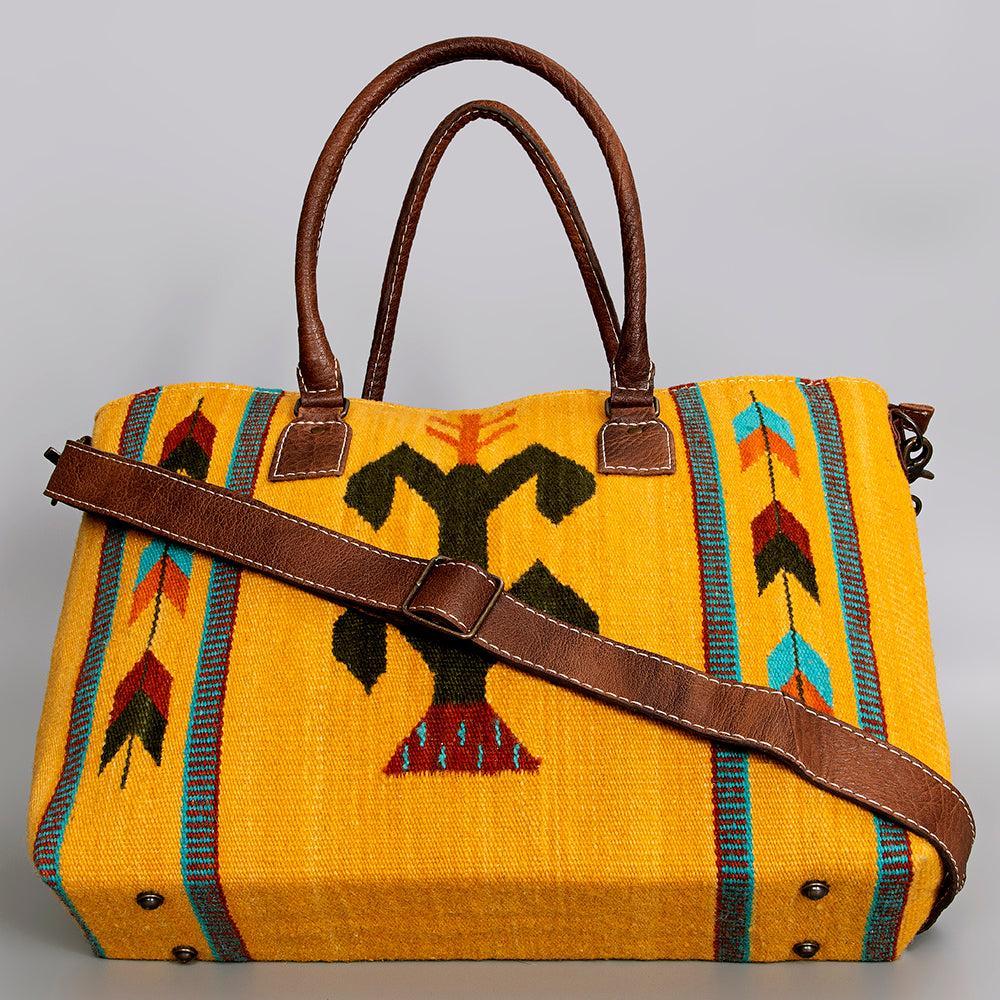 American Darling Tote Saddle Blanket Genuine Leather