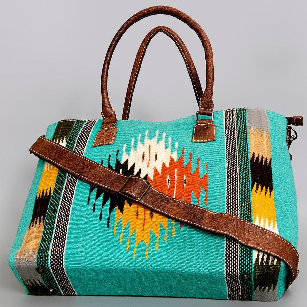 American Darling Tote Saddle Blanket Genuine Leather