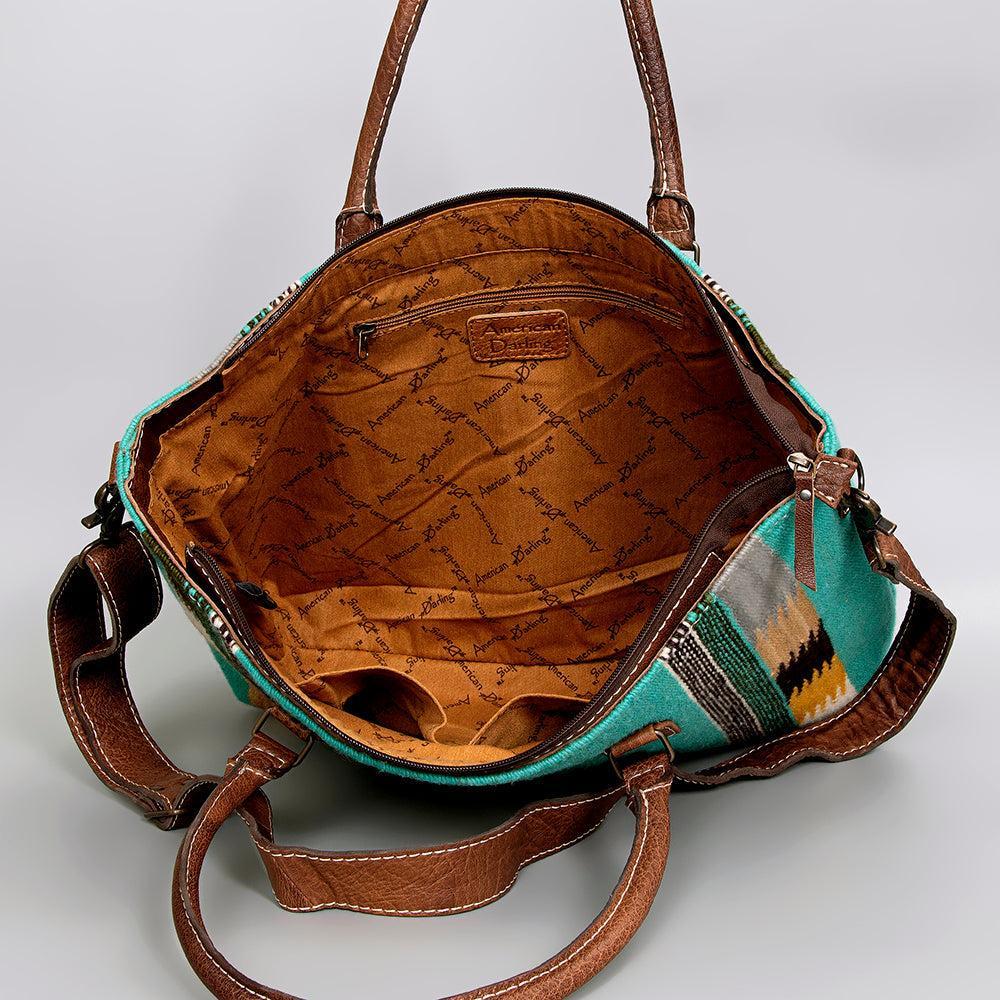 American Darling Tote Saddle Blanket Genuine Leather