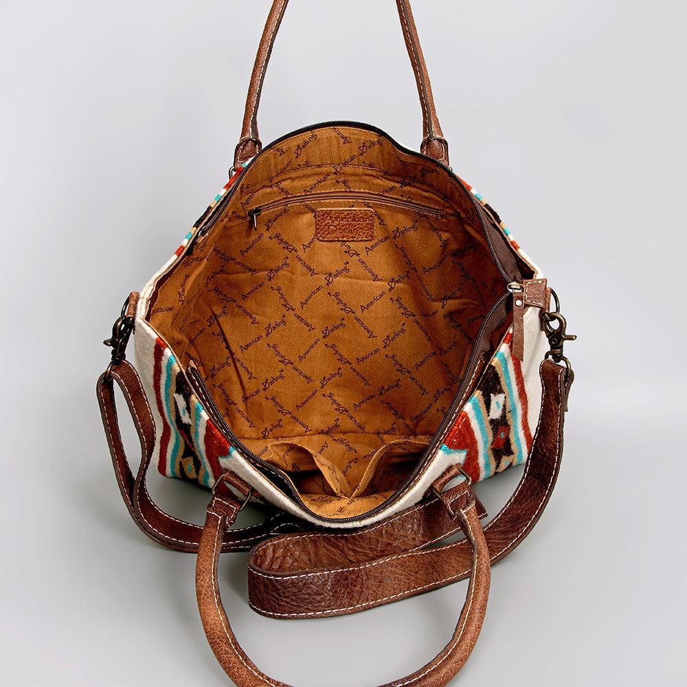 American Darling Tote Saddle Blanket Genuine Leather