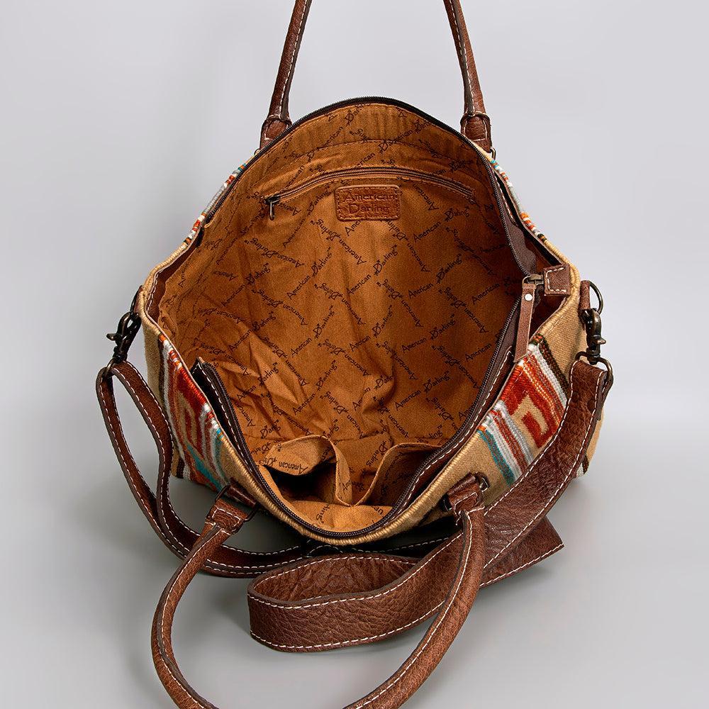 American Darling Tote Saddle Blanket Genuine Leather