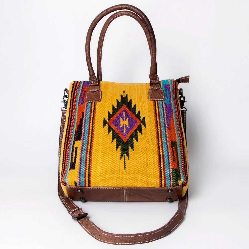 American Darling Tote Saddle Blanket Genuine Leather