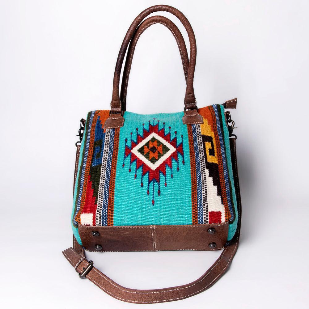 American Darling Tote Saddle Blanket Genuine Leather