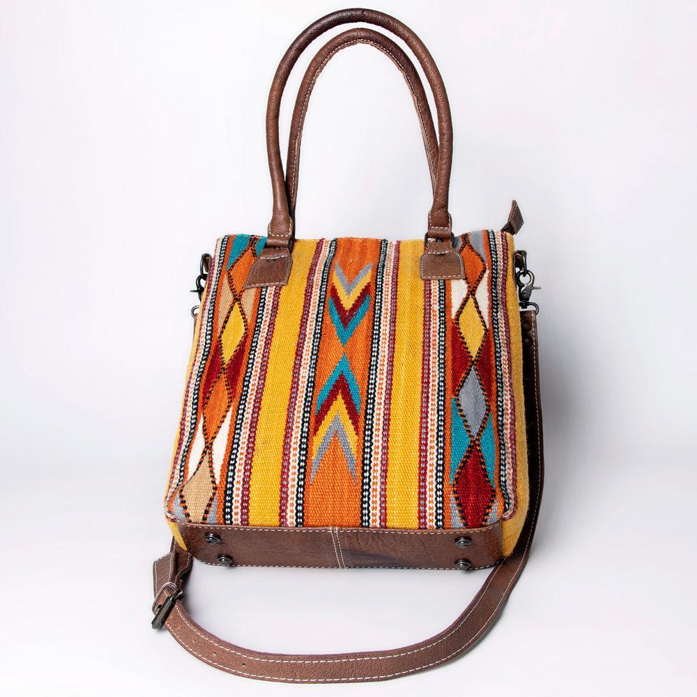 American Darling Tote Saddle Blanket Genuine Leather