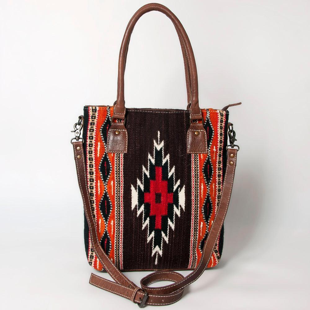 American Darling Tote Saddle Blanket Genuine Leather