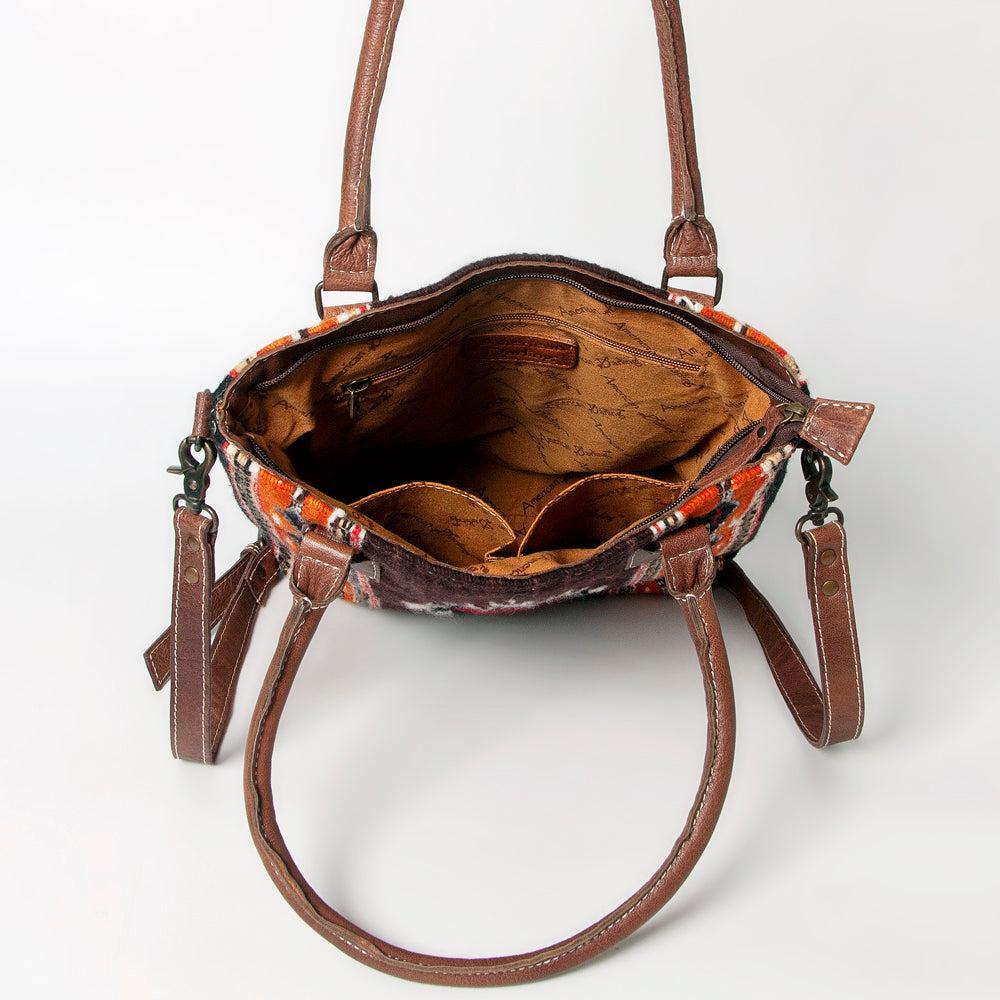 American Darling Tote Saddle Blanket Genuine Leather