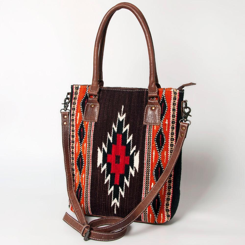 American Darling Tote Saddle Blanket Genuine Leather
