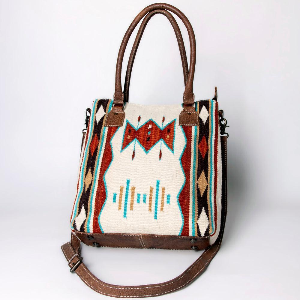 American Darling Tote Saddle Blanket Genuine Leather
