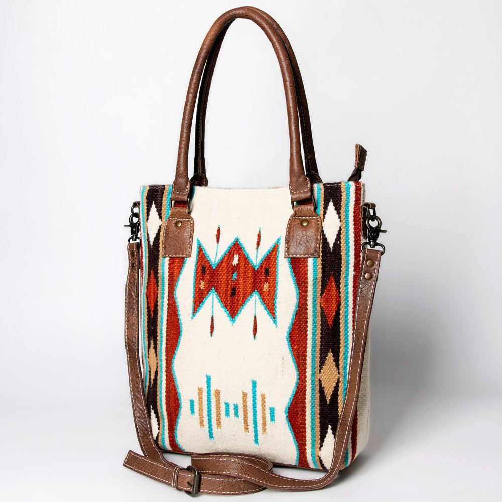 American Darling Tote Saddle Blanket Genuine Leather