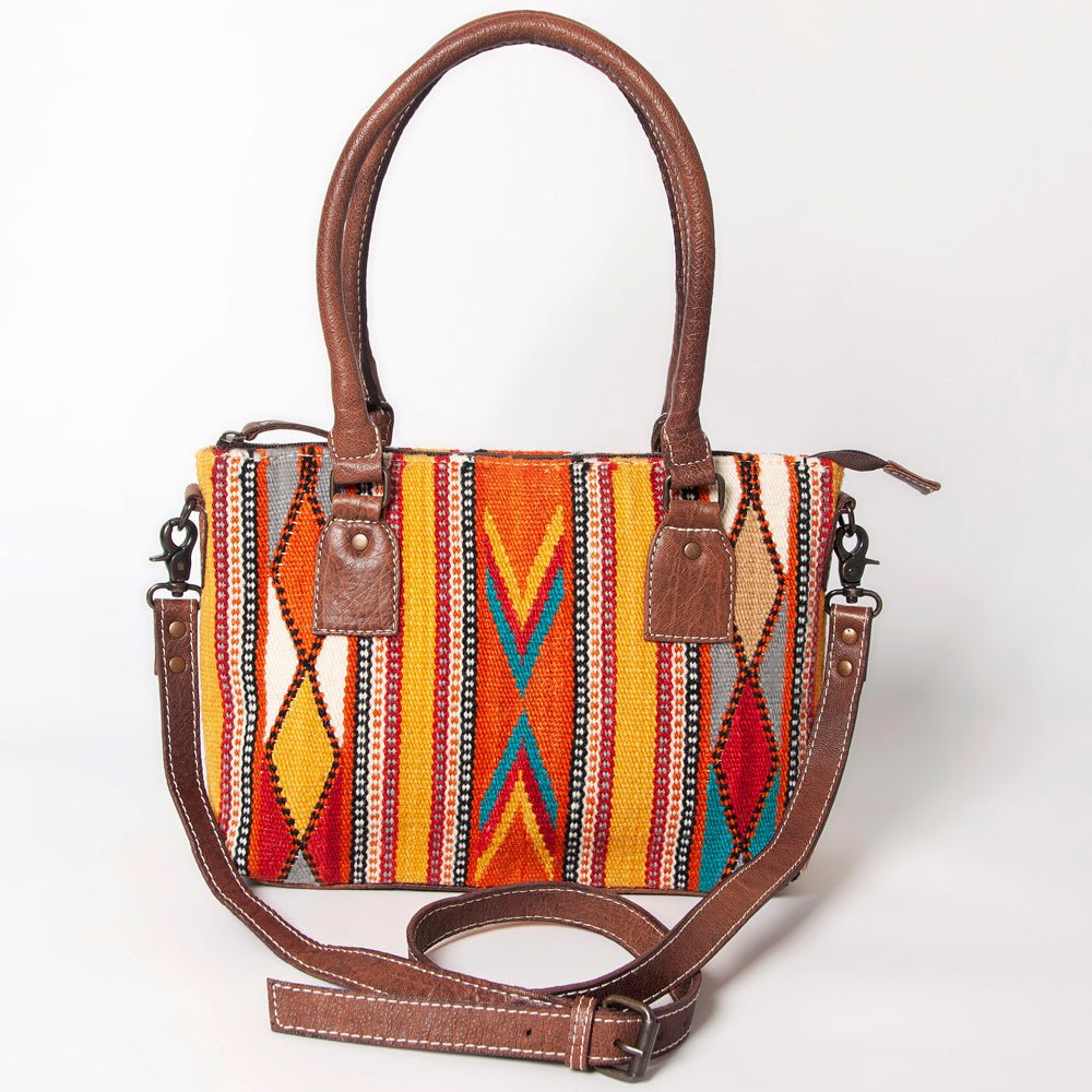 American Darling Tote Saddle Blanket Genuine Leather