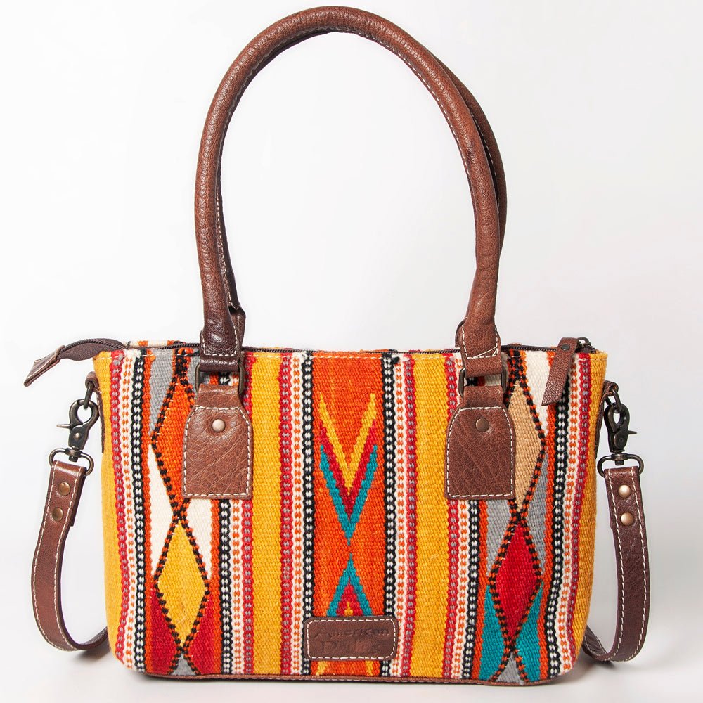American Darling Tote Saddle Blanket Genuine Leather
