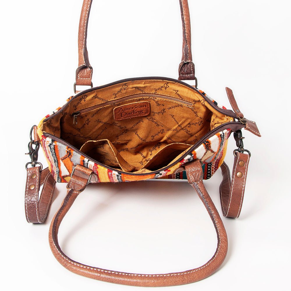 American Darling Tote Saddle Blanket Genuine Leather