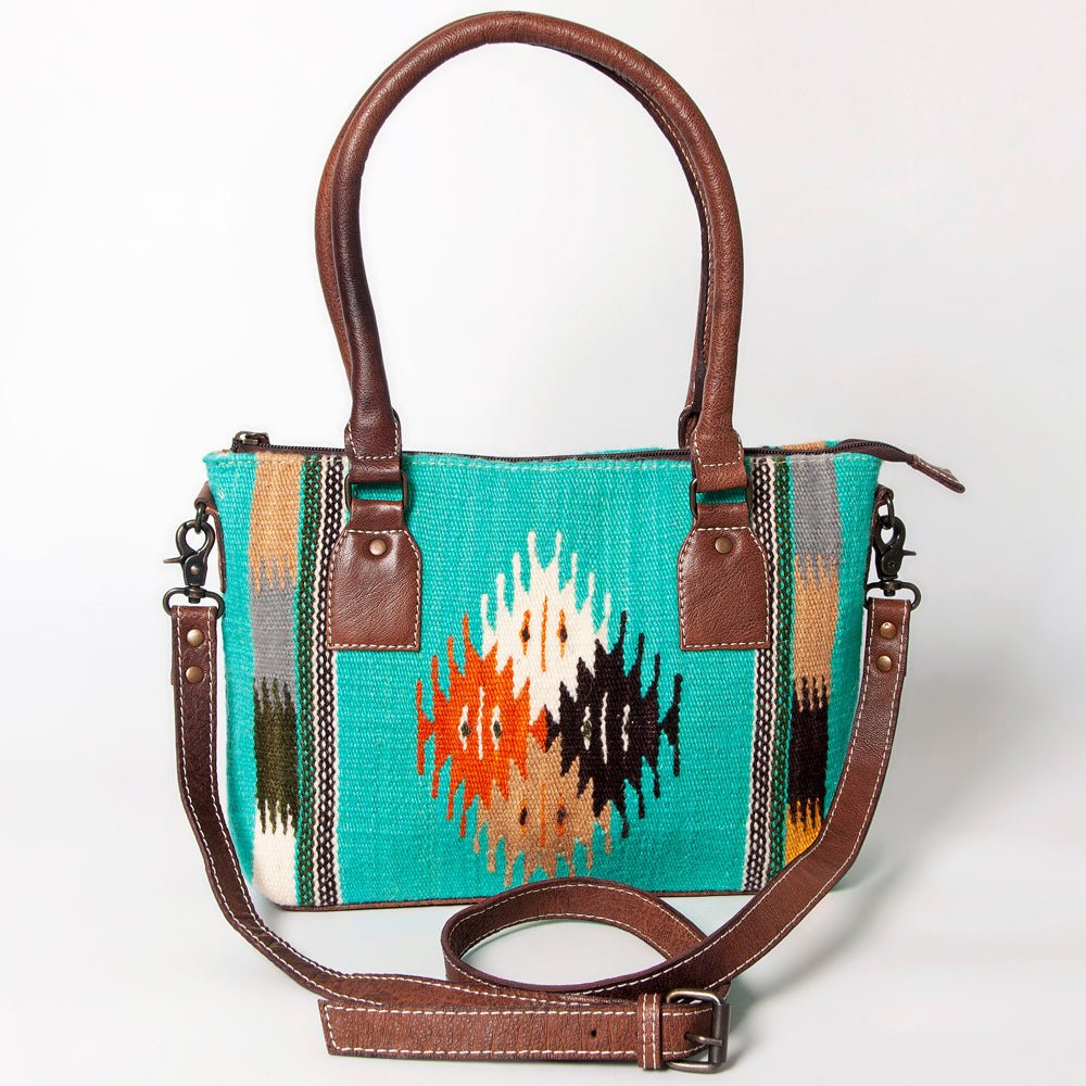American Darling Tote Saddle Blanket Genuine Leather