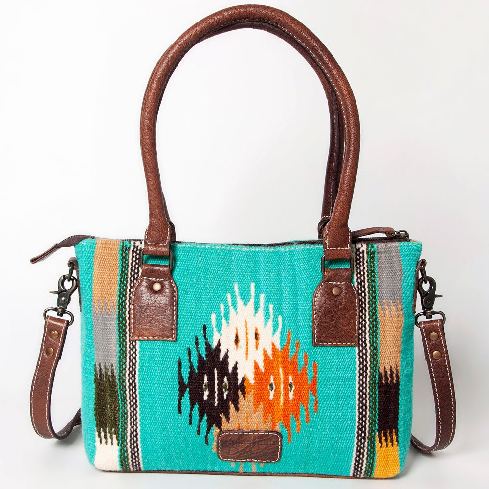 American Darling Tote Saddle Blanket Genuine Leather