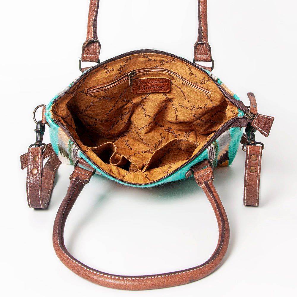 American Darling Tote Saddle Blanket Genuine Leather