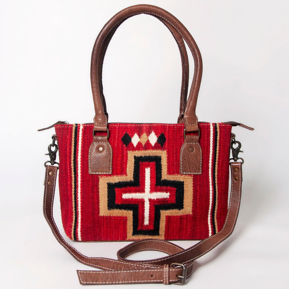 American Darling Tote Saddle Blanket Genuine Leather