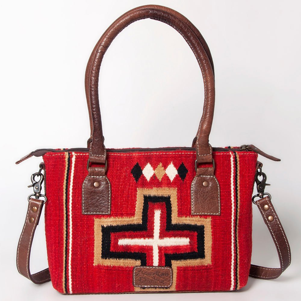 American Darling Tote Saddle Blanket Genuine Leather