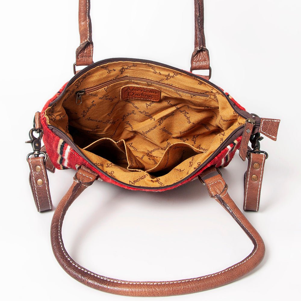 American Darling Tote Saddle Blanket Genuine Leather