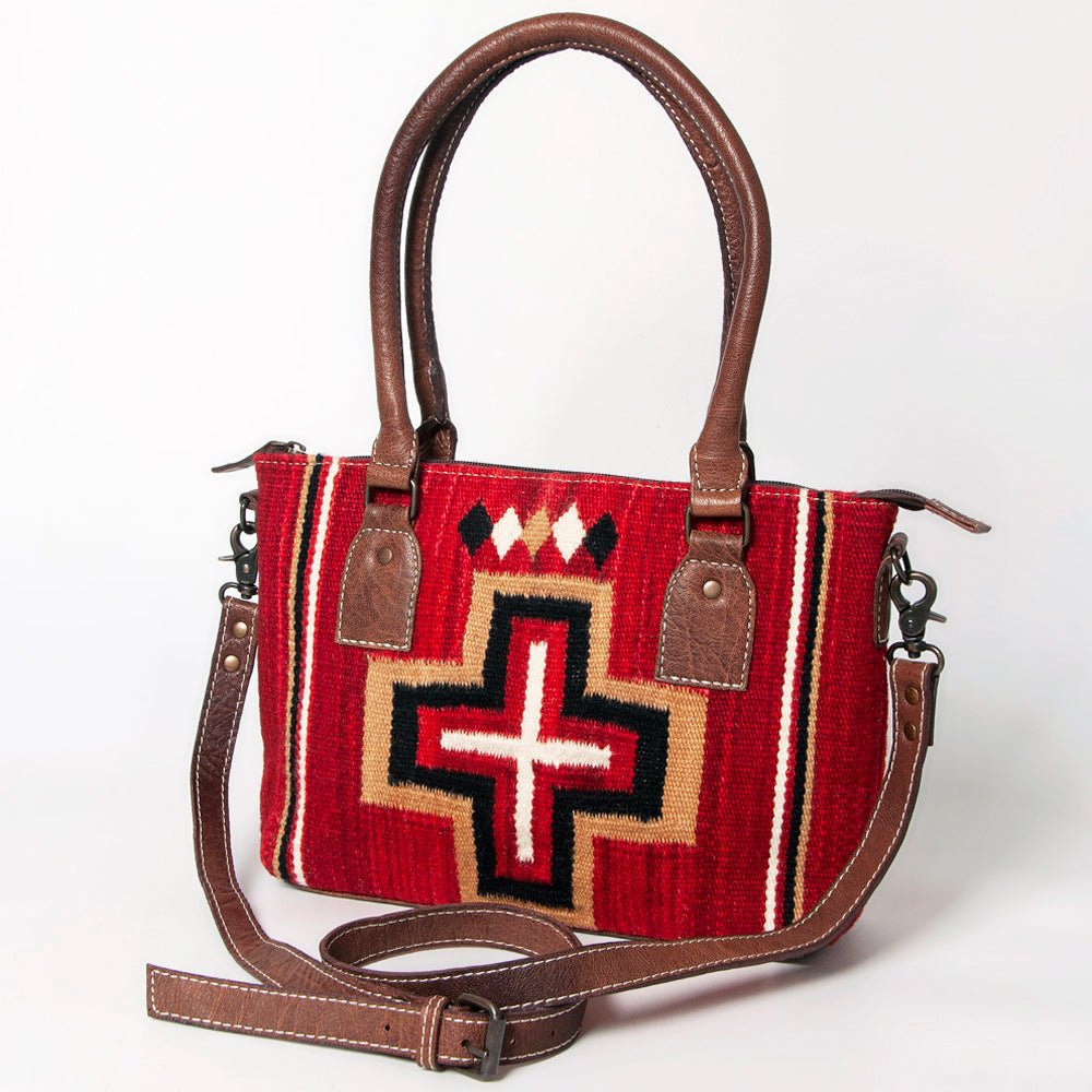 American Darling Tote Saddle Blanket Genuine Leather