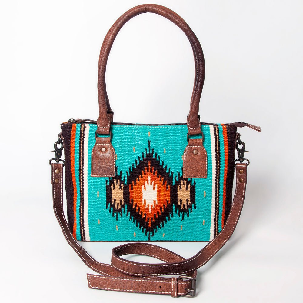 American Darling Tote Saddle Blanket Genuine Leather