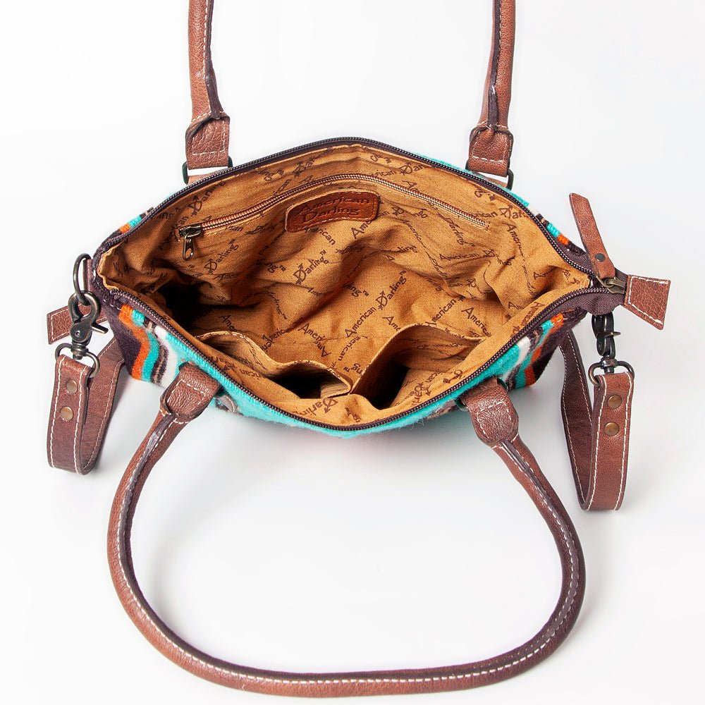 American Darling Tote Saddle Blanket Genuine Leather