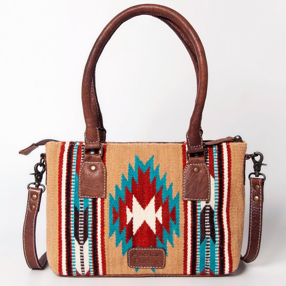 American Darling Tote Saddle Blanket Genuine Leather