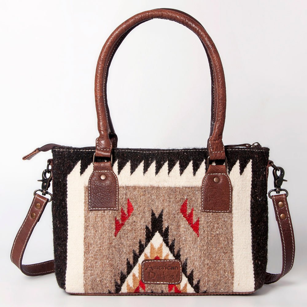American Darling Tote Saddle Blanket Genuine Leather