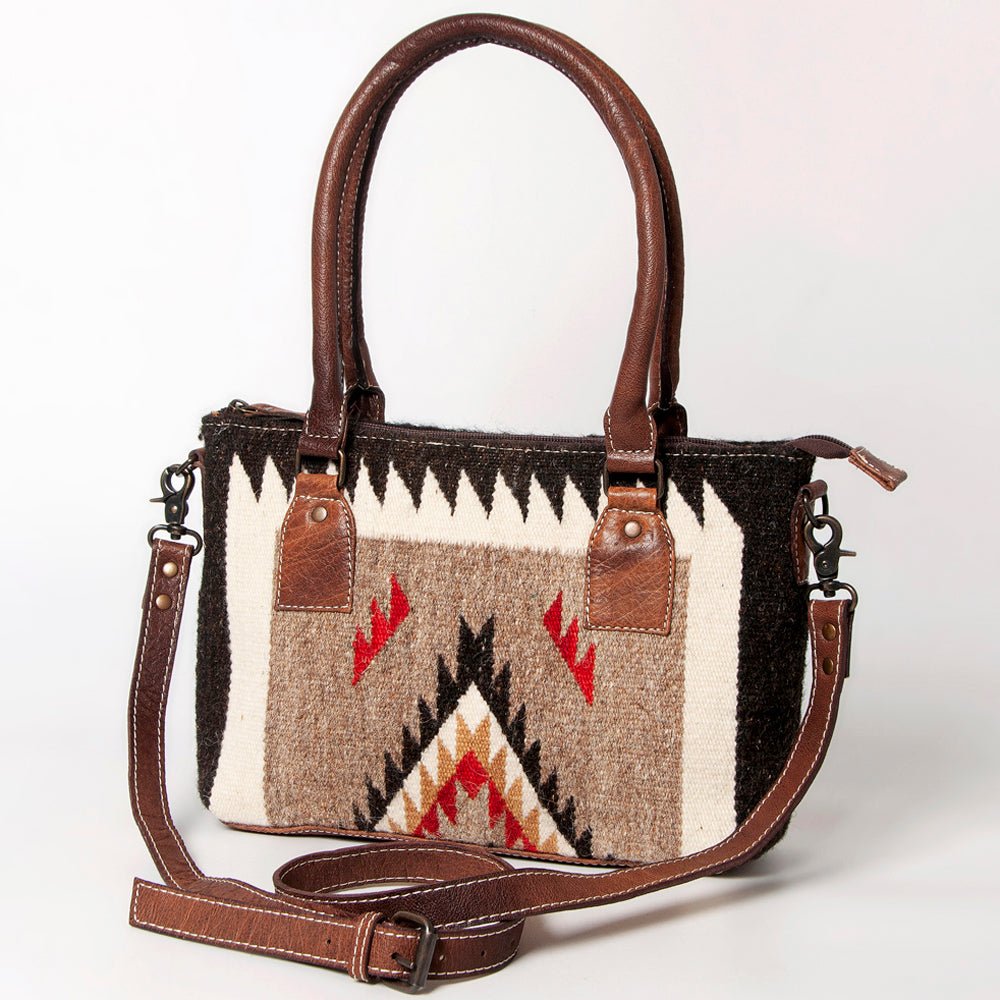 American Darling Tote Saddle Blanket Genuine Leather