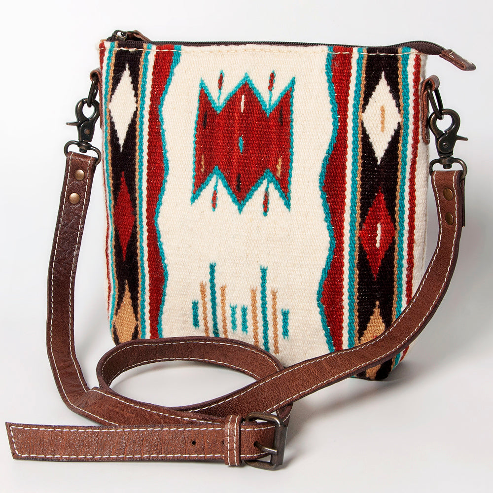 American Darling Saddle Blanket Genuine Leather Large Crossbody Bag