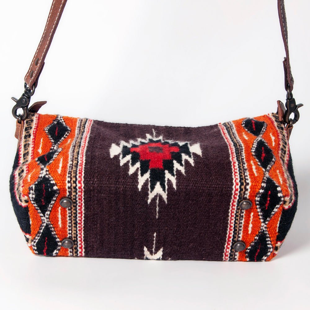 American Darling Crossbody Saddle Blanket Genuine Leather