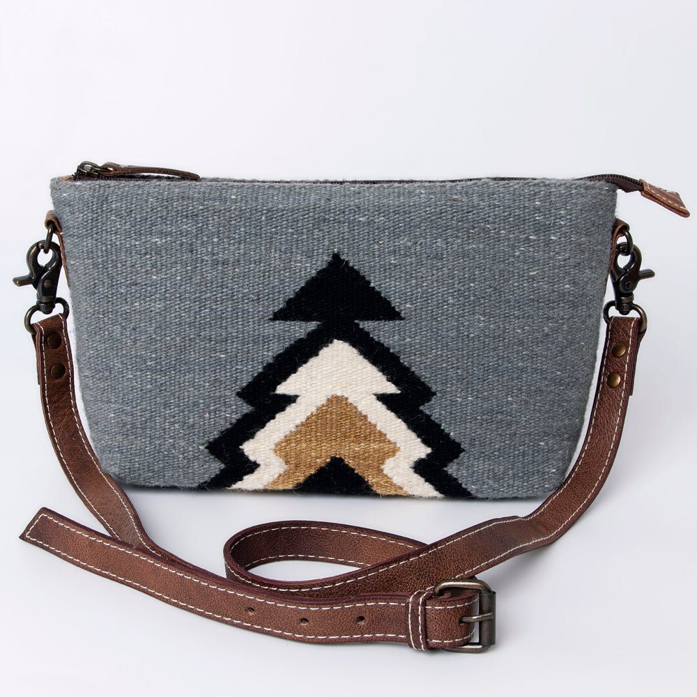 American Darling Crossbody Saddle Blanket Genuine Leather