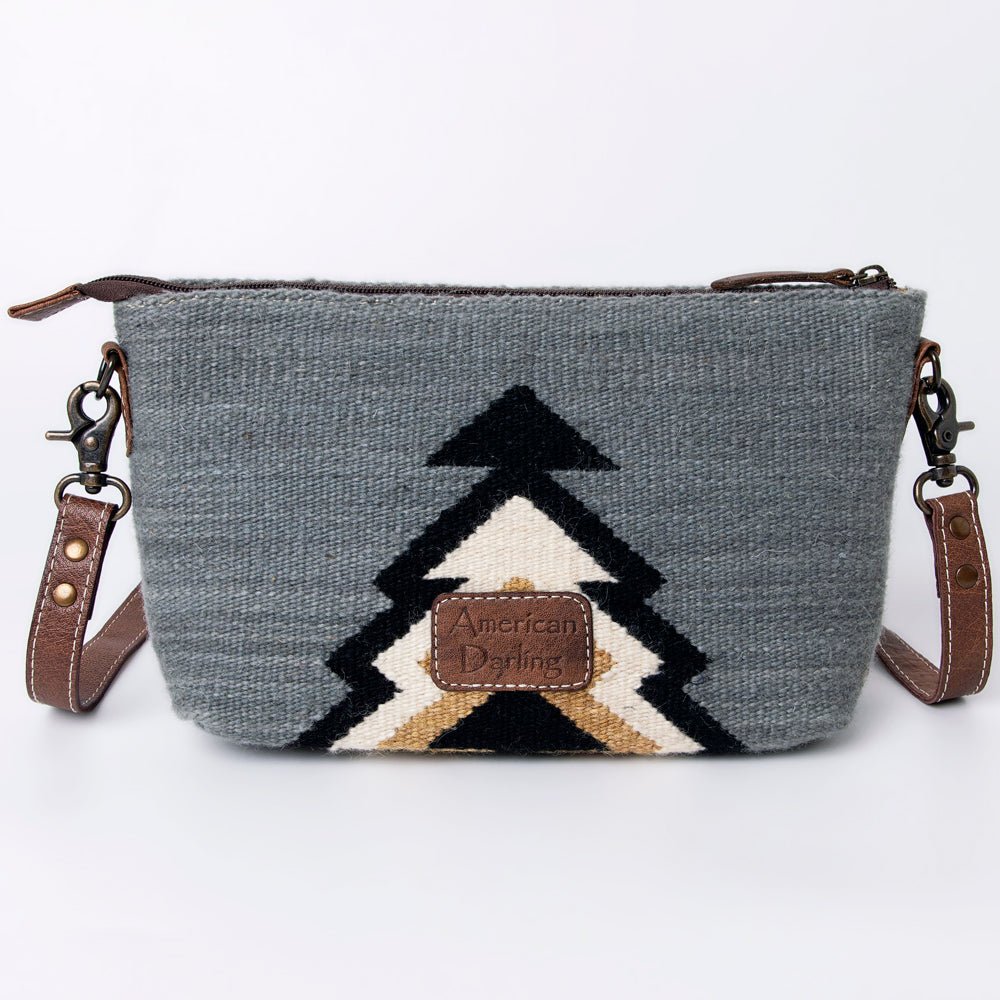 American Darling Crossbody Saddle Blanket Genuine Leather