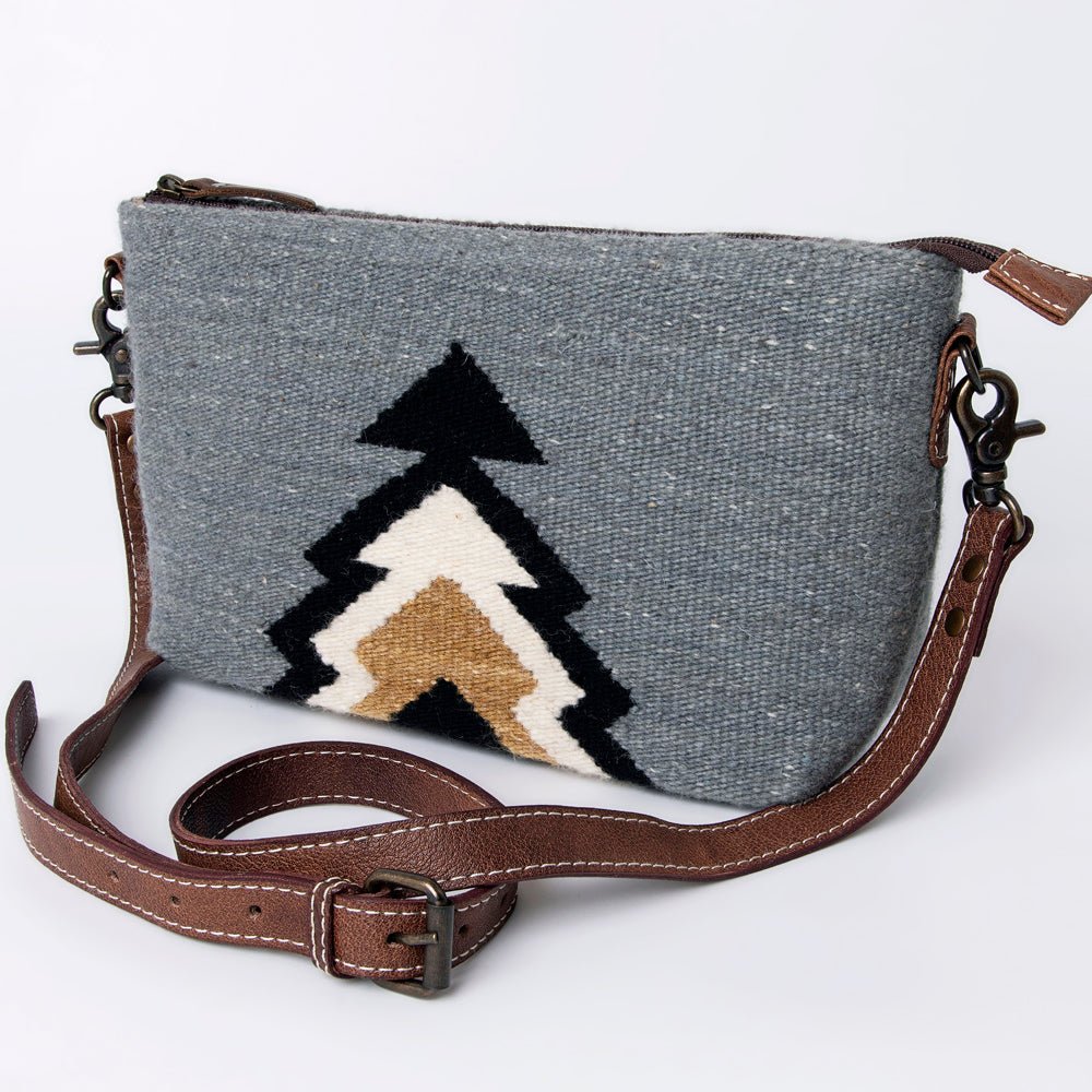 American Darling Crossbody Saddle Blanket Genuine Leather