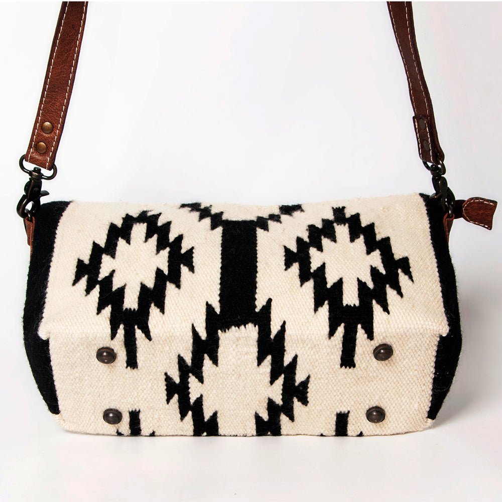 American Darling Crossbody Saddle Blanket Genuine Leather