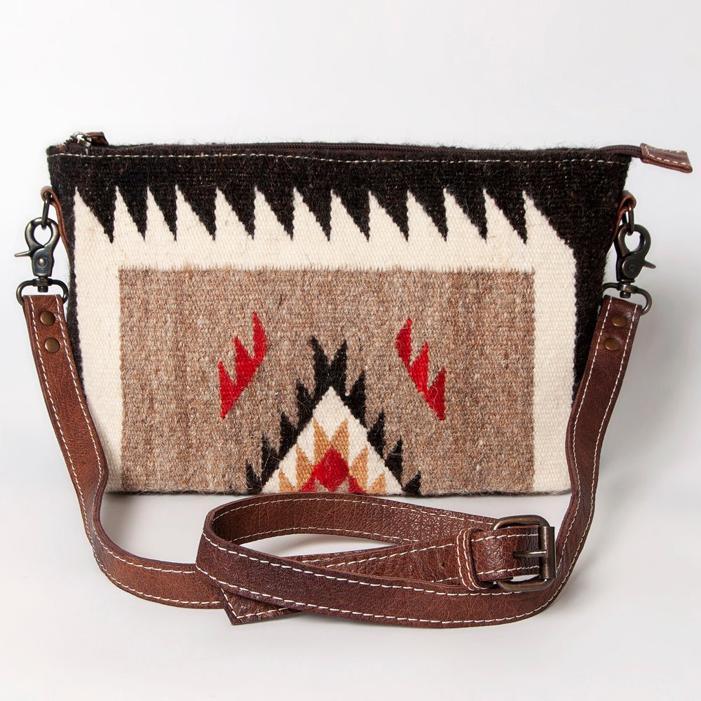 American Darling Crossbody Saddle Blanket Genuine Leather