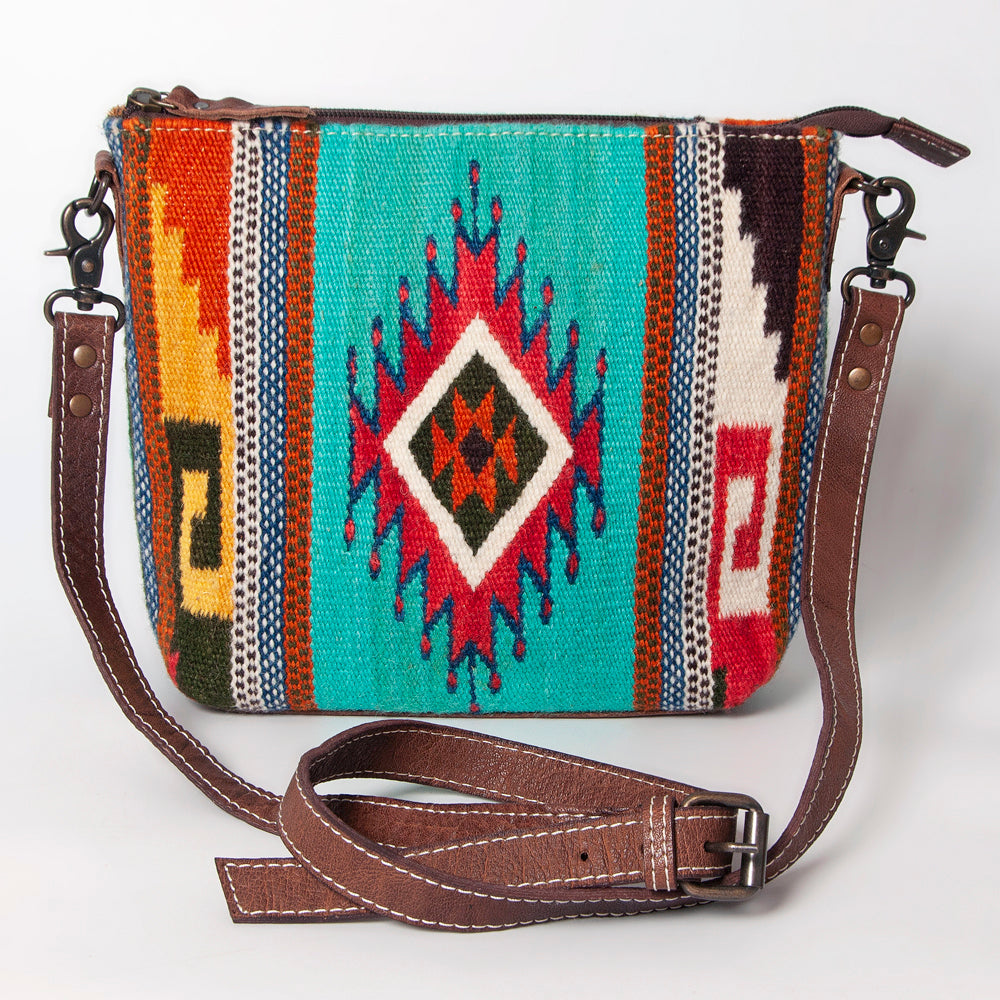 American Darling Saddle Blanket Genuine Leather Crossbody Bag
