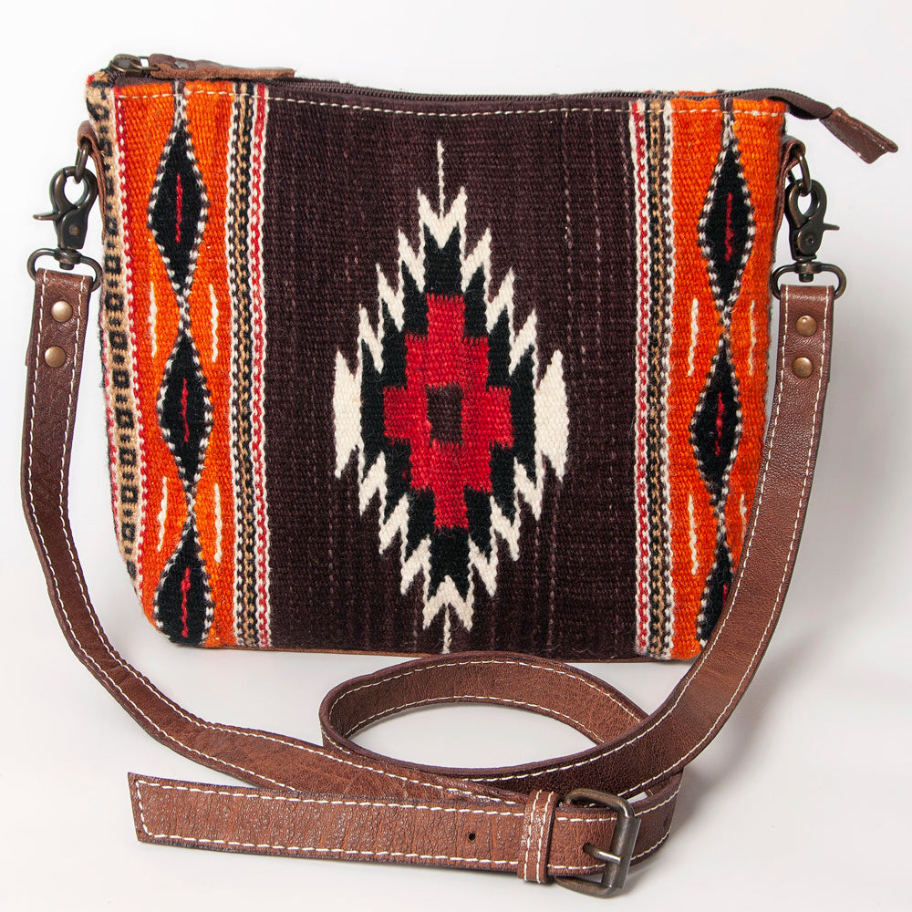 American Darling Saddle Blanket Genuine Leather Crossbody Bag