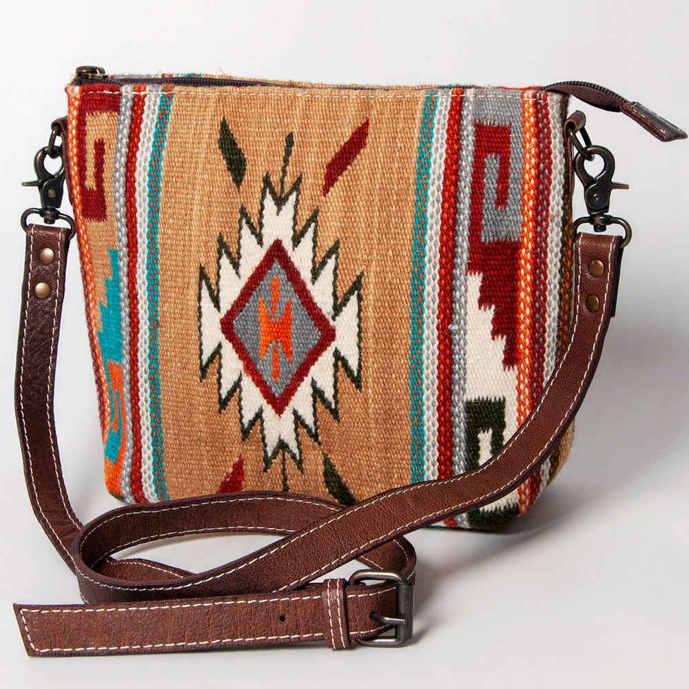 American Darling Saddle Blanket Genuine Leather Crossbody Bag