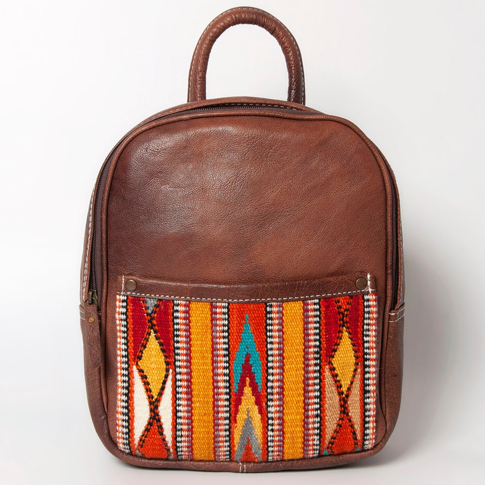 American Darling Backpack Saddle Blanket Genuine Leather
