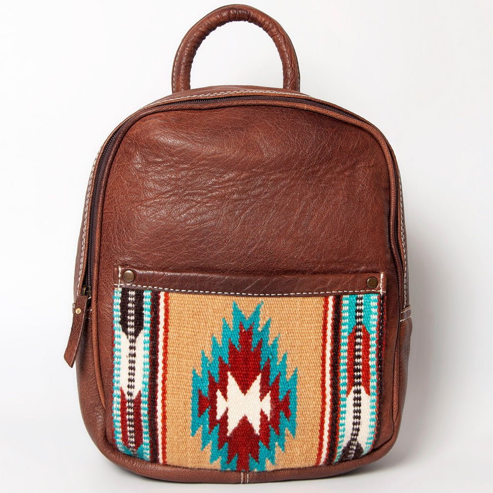 American Darling Backpack Saddle Blanket Genuine Leather