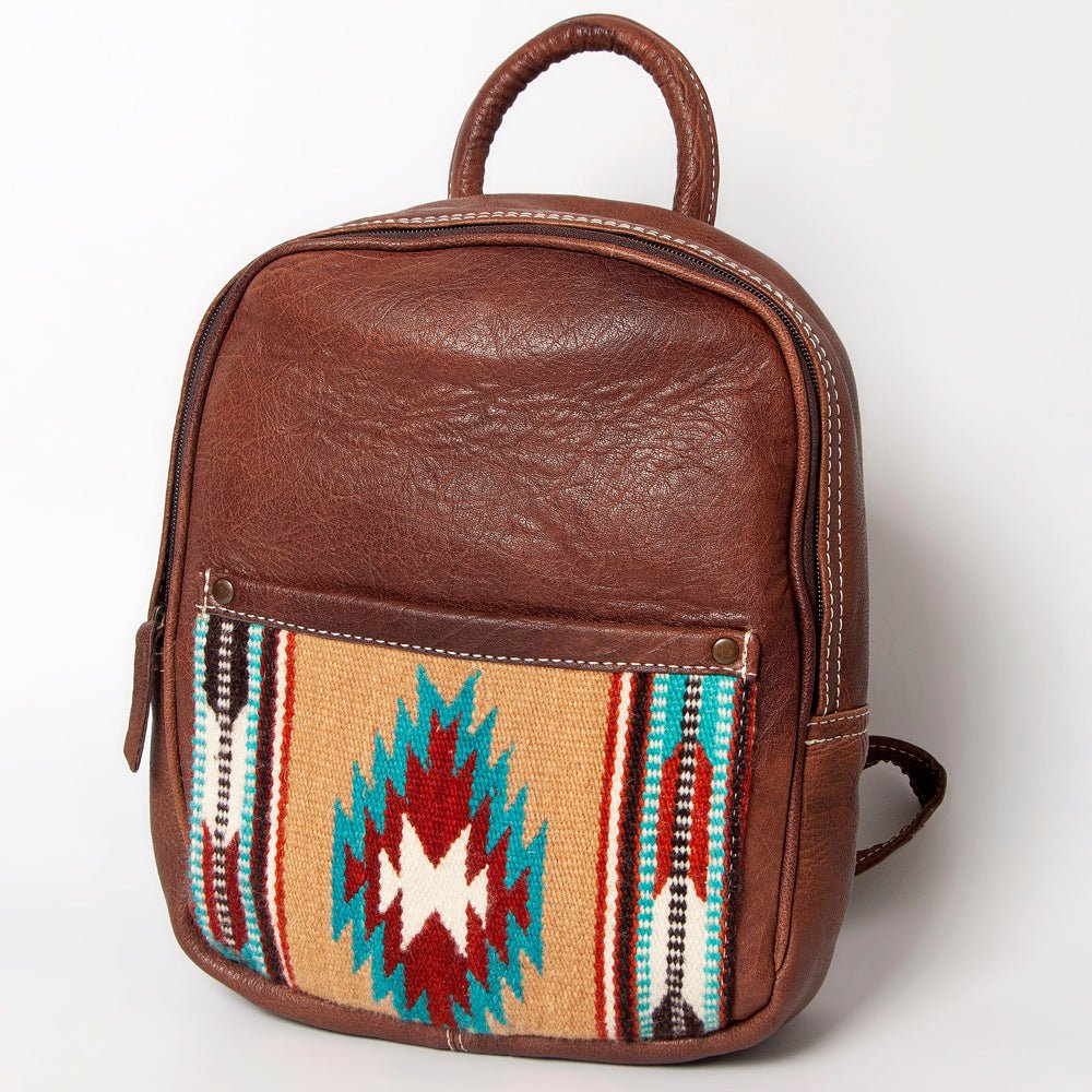 American Darling Backpack Saddle Blanket Genuine Leather