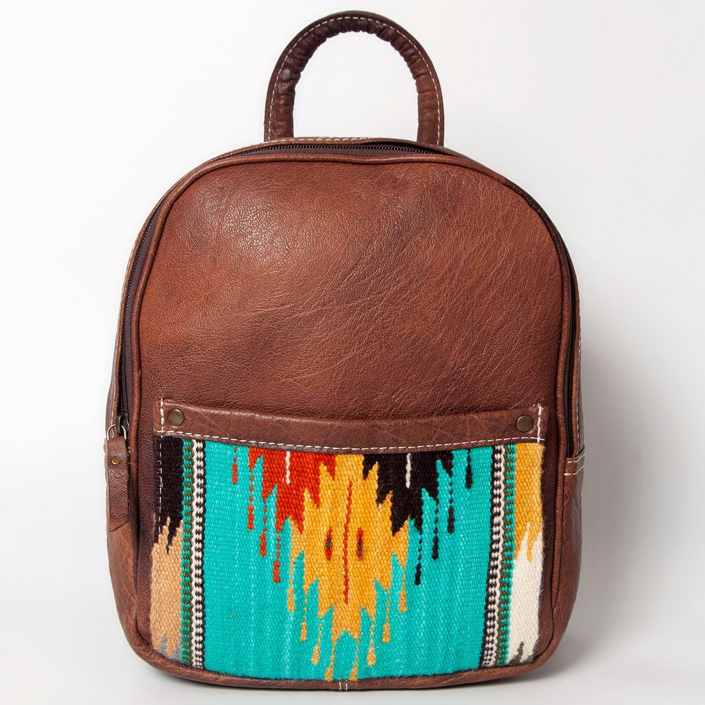 American Darling Backpack Saddle Blanket Genuine Leather