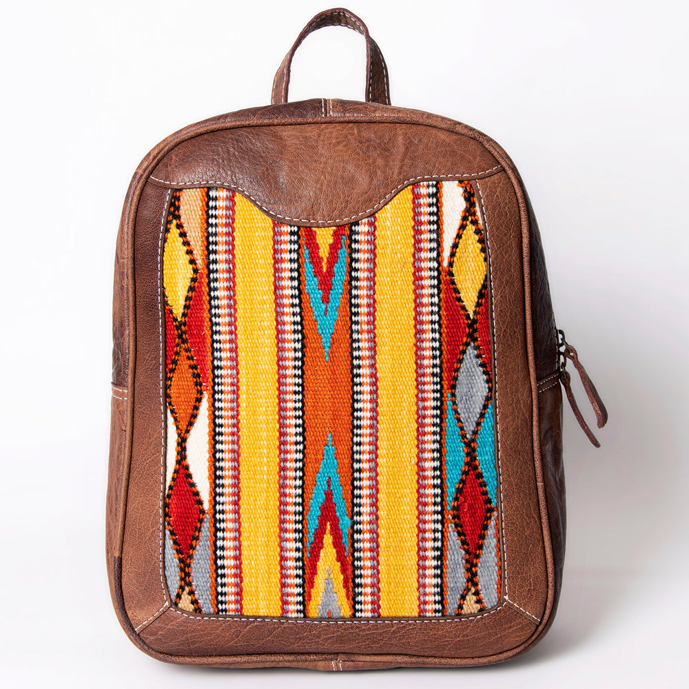 American Darling Backpack Saddle Blanket Genuine Leather