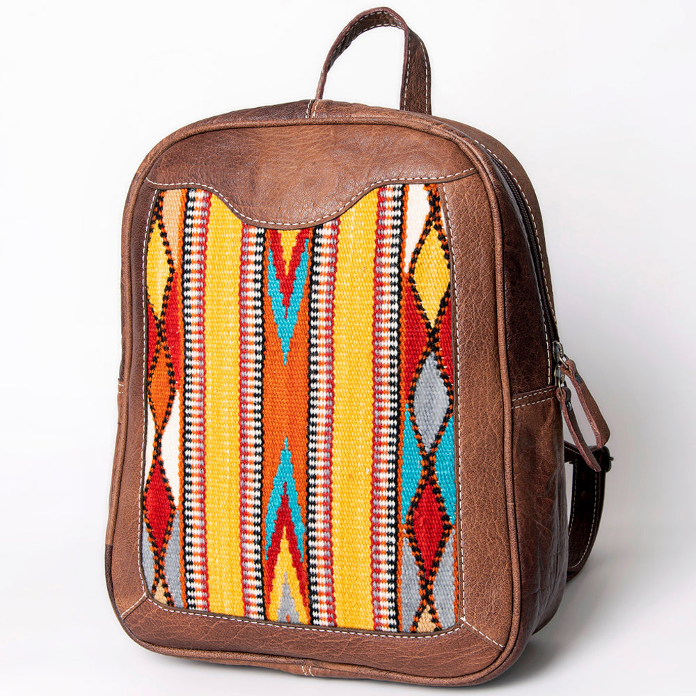 American Darling Backpack Saddle Blanket Genuine Leather