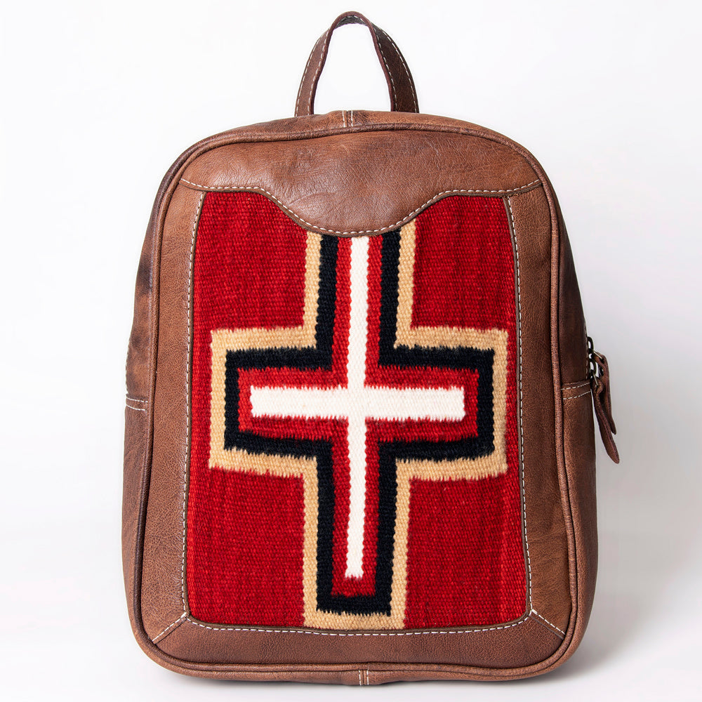 American Darling Backpack Saddle Blanket Genuine Leather