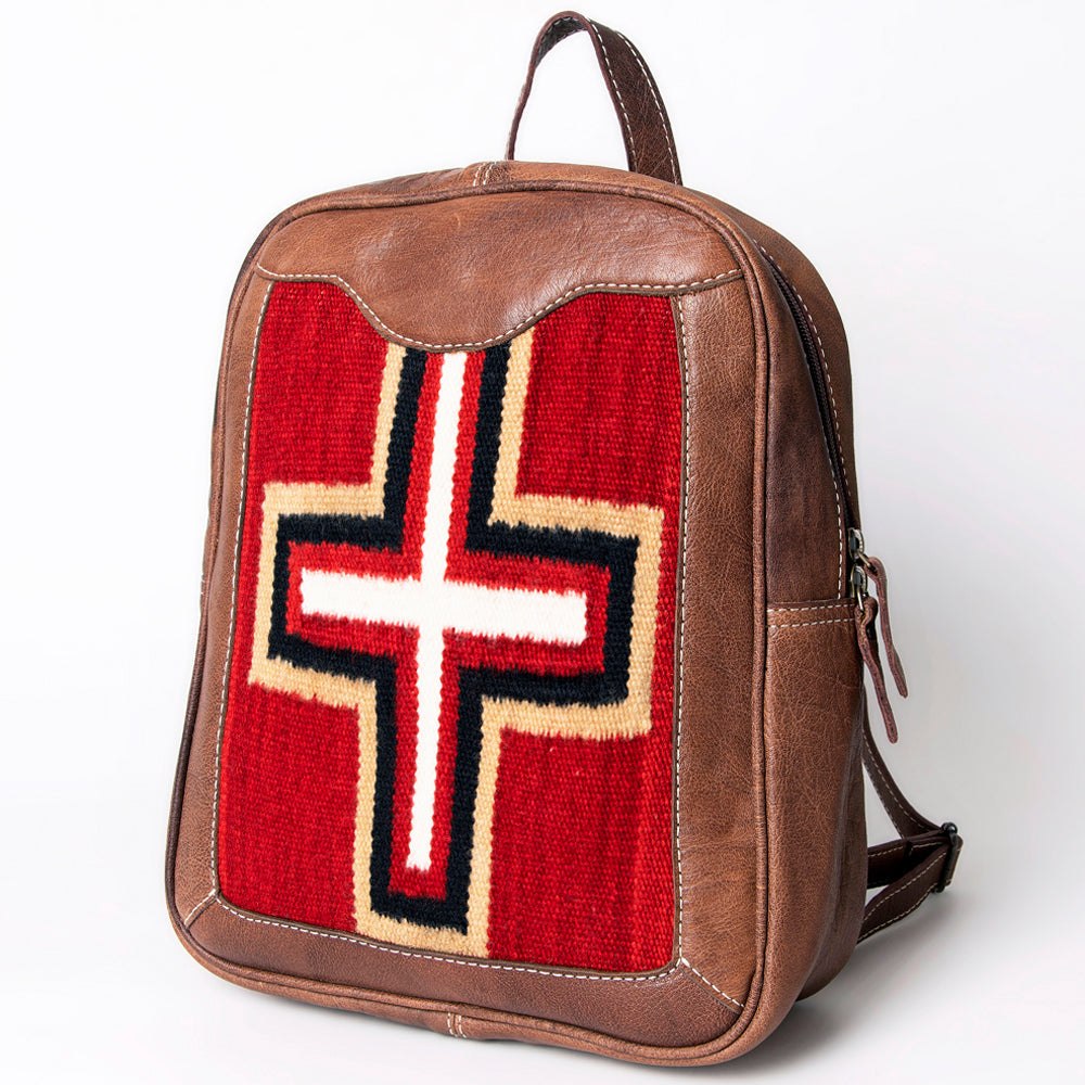 American Darling Backpack Saddle Blanket Genuine Leather