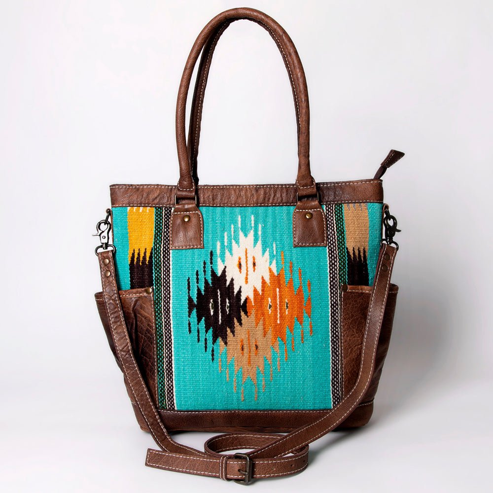 American Darling Tote Saddle Blanket Genuine Leather