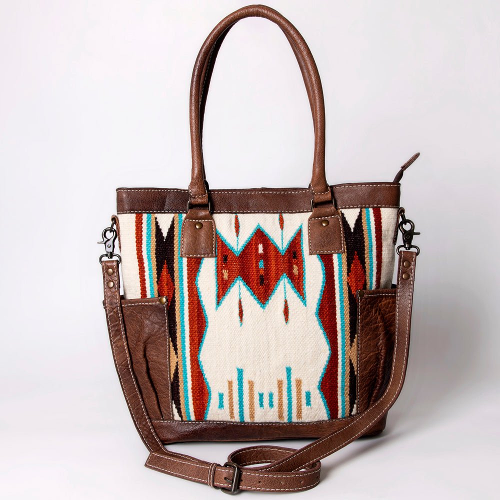 American Darling Tote Saddle Blanket Genuine Leather